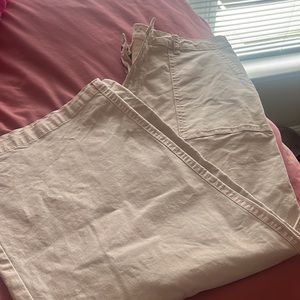 pink/whitish pants wide leg